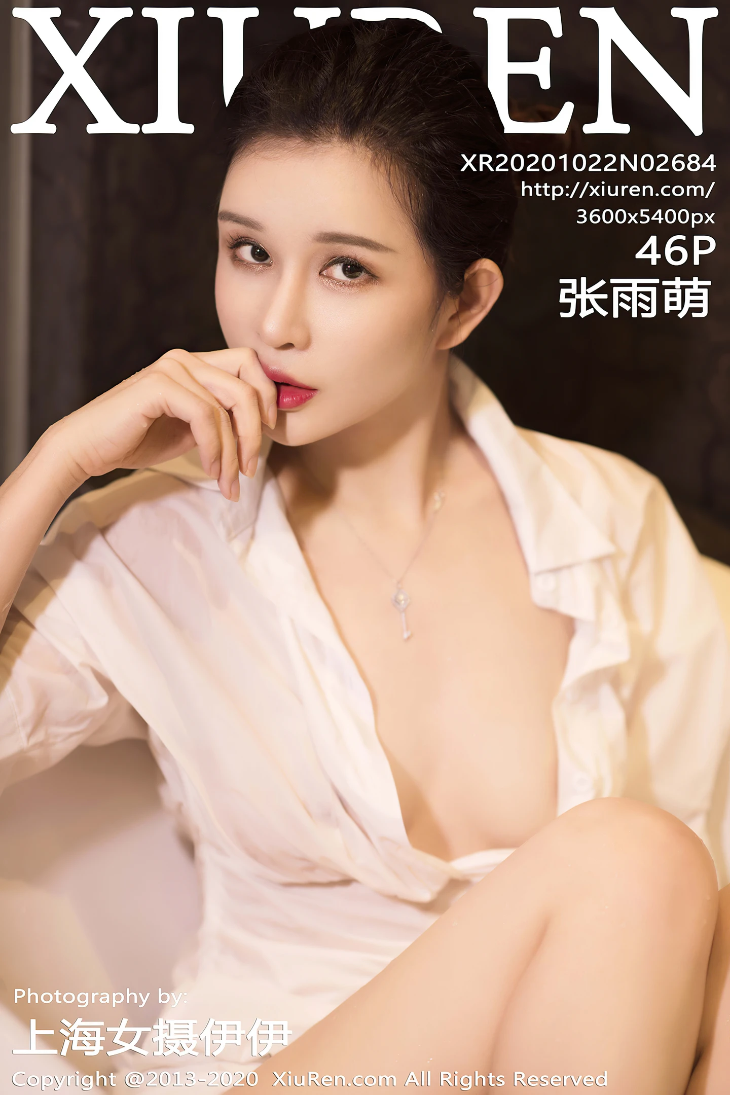 [XiuRen秀人网]No.2684_女神张雨萌私房浴缸性感真空白色衬衫湿身秀惹火身材诱惑写真46P-秀人网 - XiuRen.Space